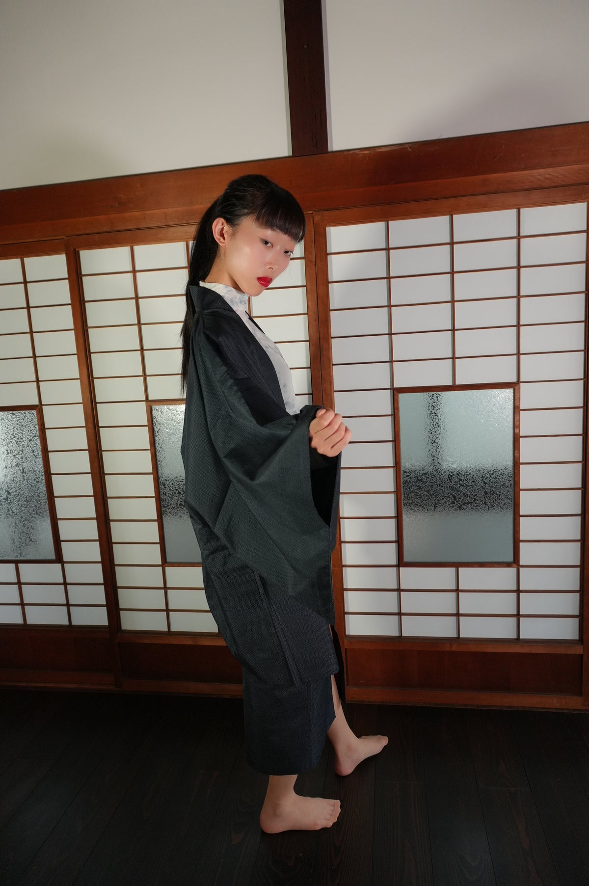 Made to Order — Style "AIC004" — Vintage Tsumugi Haori & Kimono Skirt Set