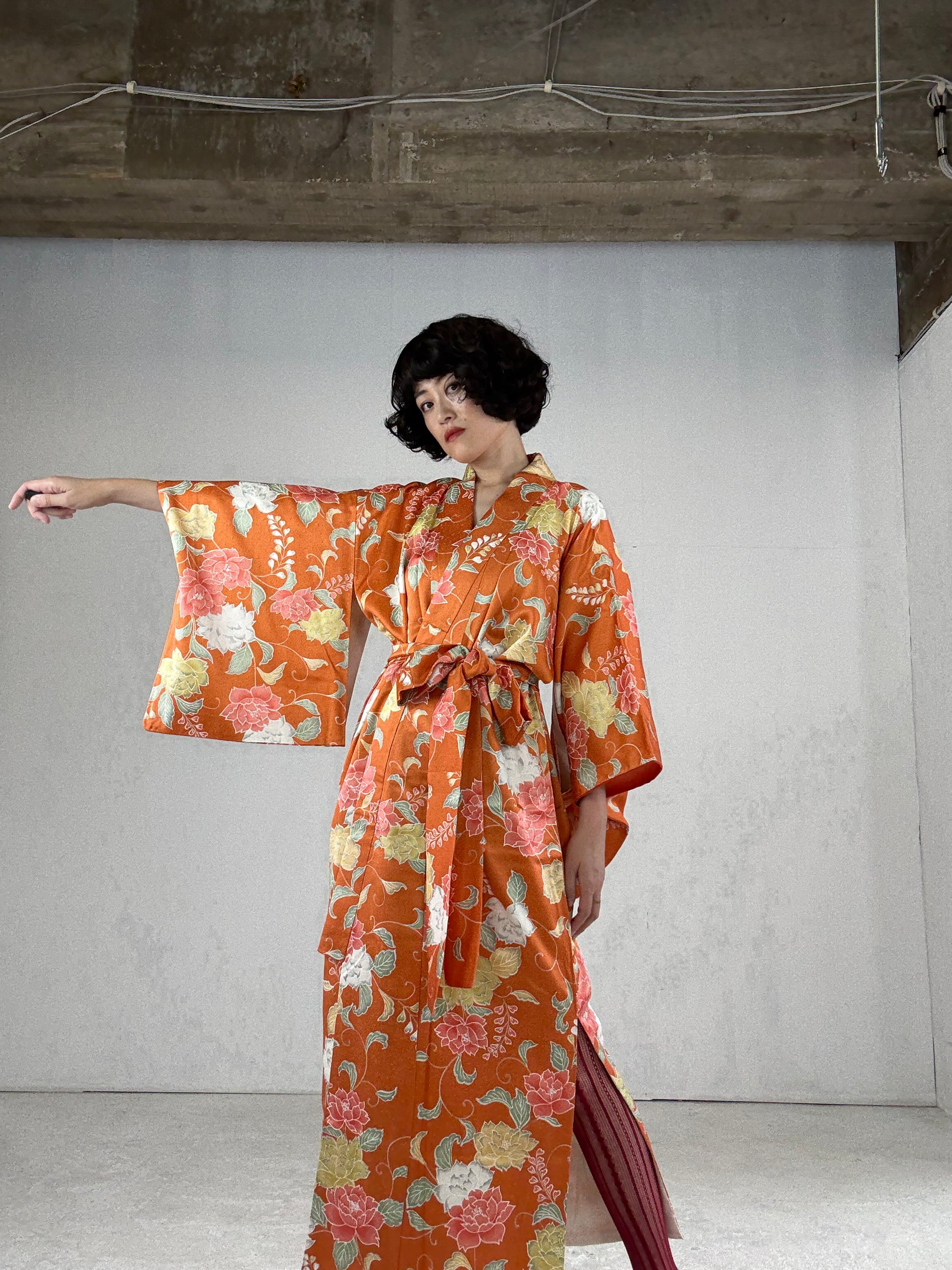 Kimono Ladies Dressing Gowns Matalan Kimono Dress Gown And String Belt Upcycled From Japanese Kimono Kimono Ladies Dressing Gowns Matalan Kimono Dress Gown And String Belt Upcycled From Japanese Kimono