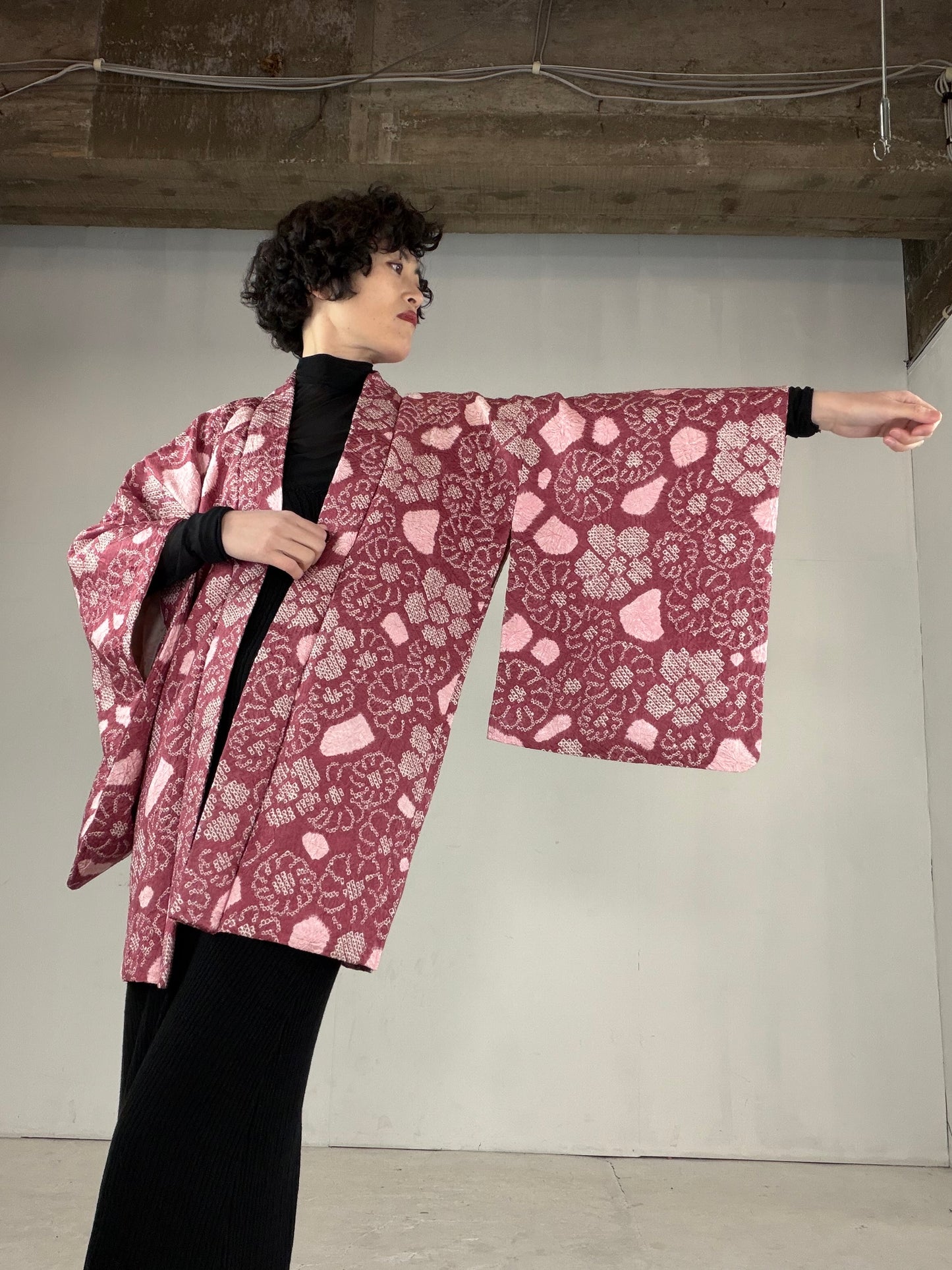 VINTAGE SHIBORI HAORI "SIB125"