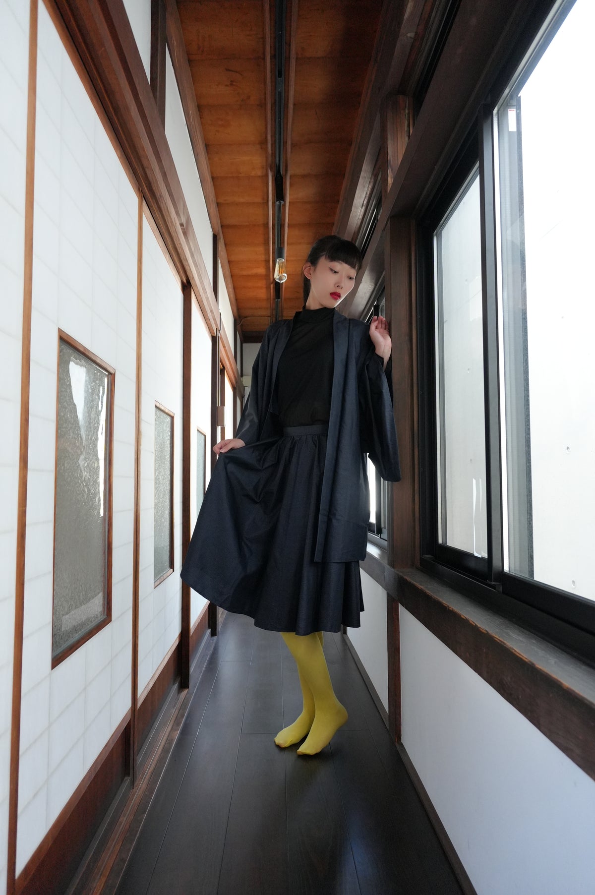 Made to Order — Style "AIC001" — Vintage Tsumugi Haori & Kimono Skirt Set