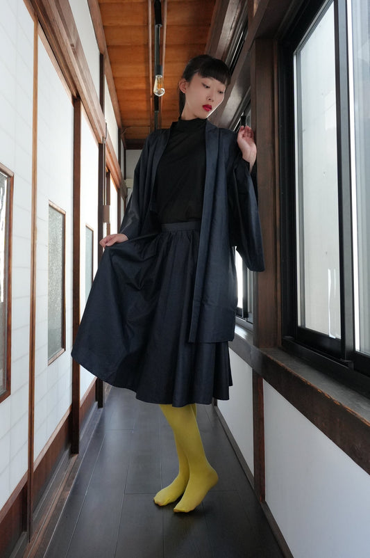 Made to Order — Style "AIC001" — Vintage Tsumugi Haori & Kimono Skirt Set
