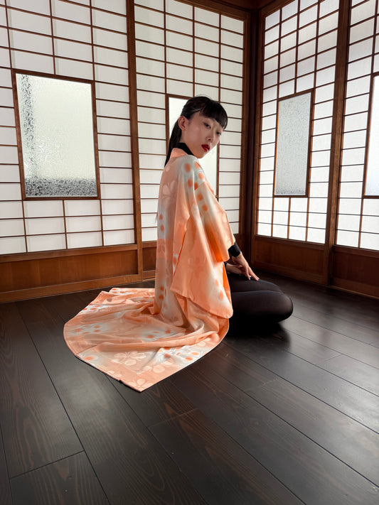 VINTAGE NAGAJYUBAN "orange, JUG006"