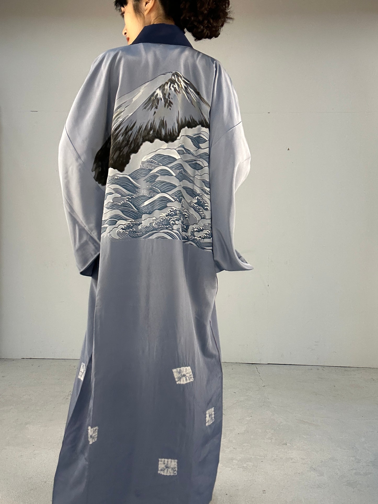 VINTAGE NAGAJYUBAN "yama umi shibori"