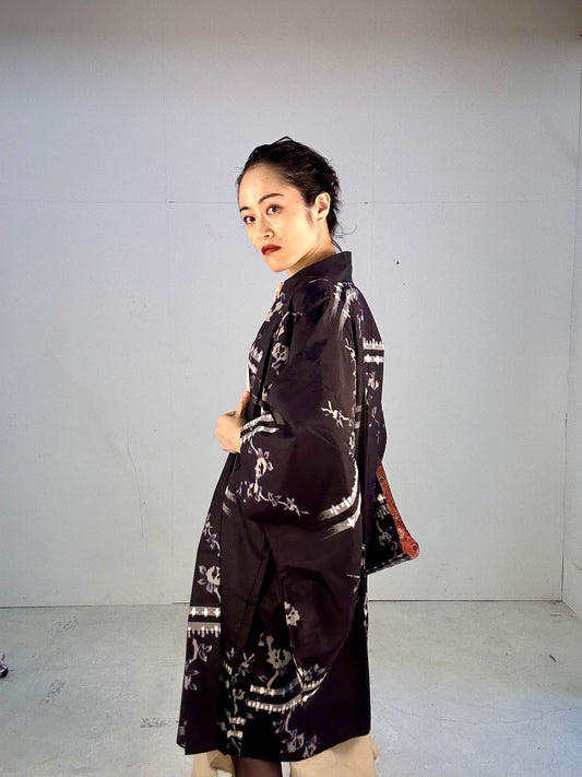 VINTAGE KAWAII HAORI "meisen dark"