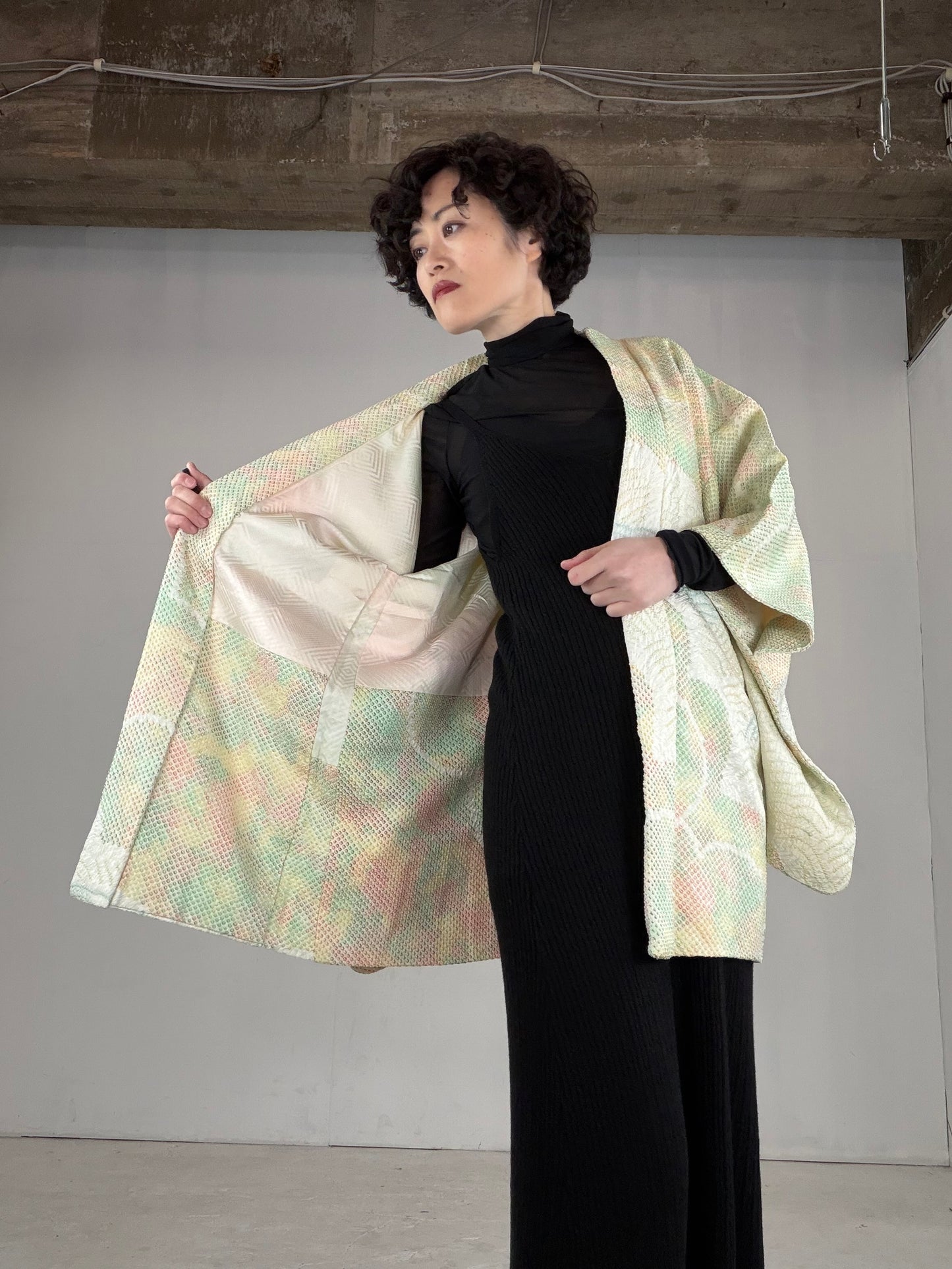 VINTAGE SHIBORI HAORI "SIB123"