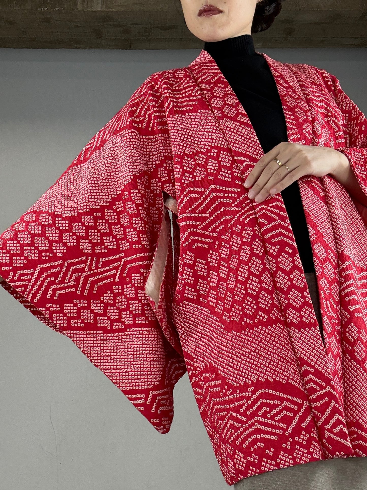 SHIBORI HAORI "ryusui kikkou"