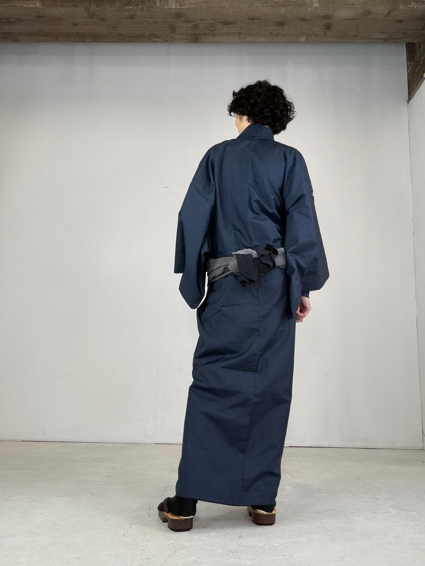 VINTAGE TSUMUGI KIMONO "OSK001"