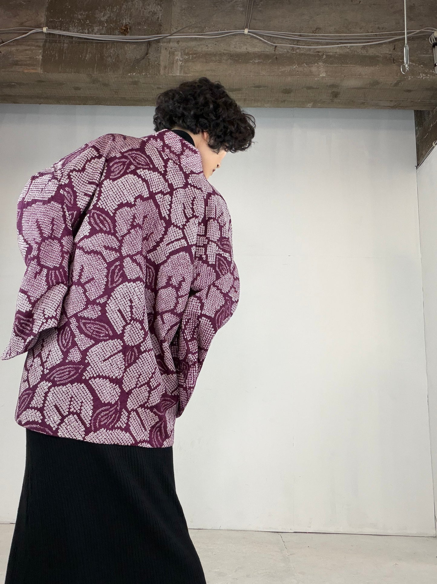 VINTAGE SHIBORI HAORI "SIB127"