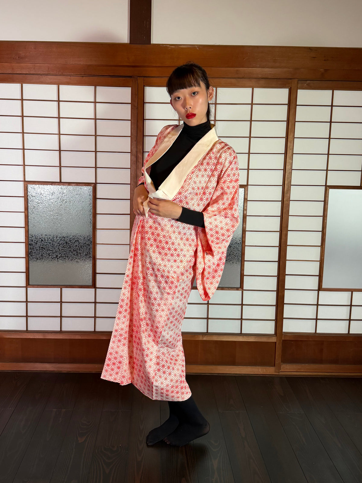 VINTAGE NAGAJYUBAN "asanoha, JUG002"