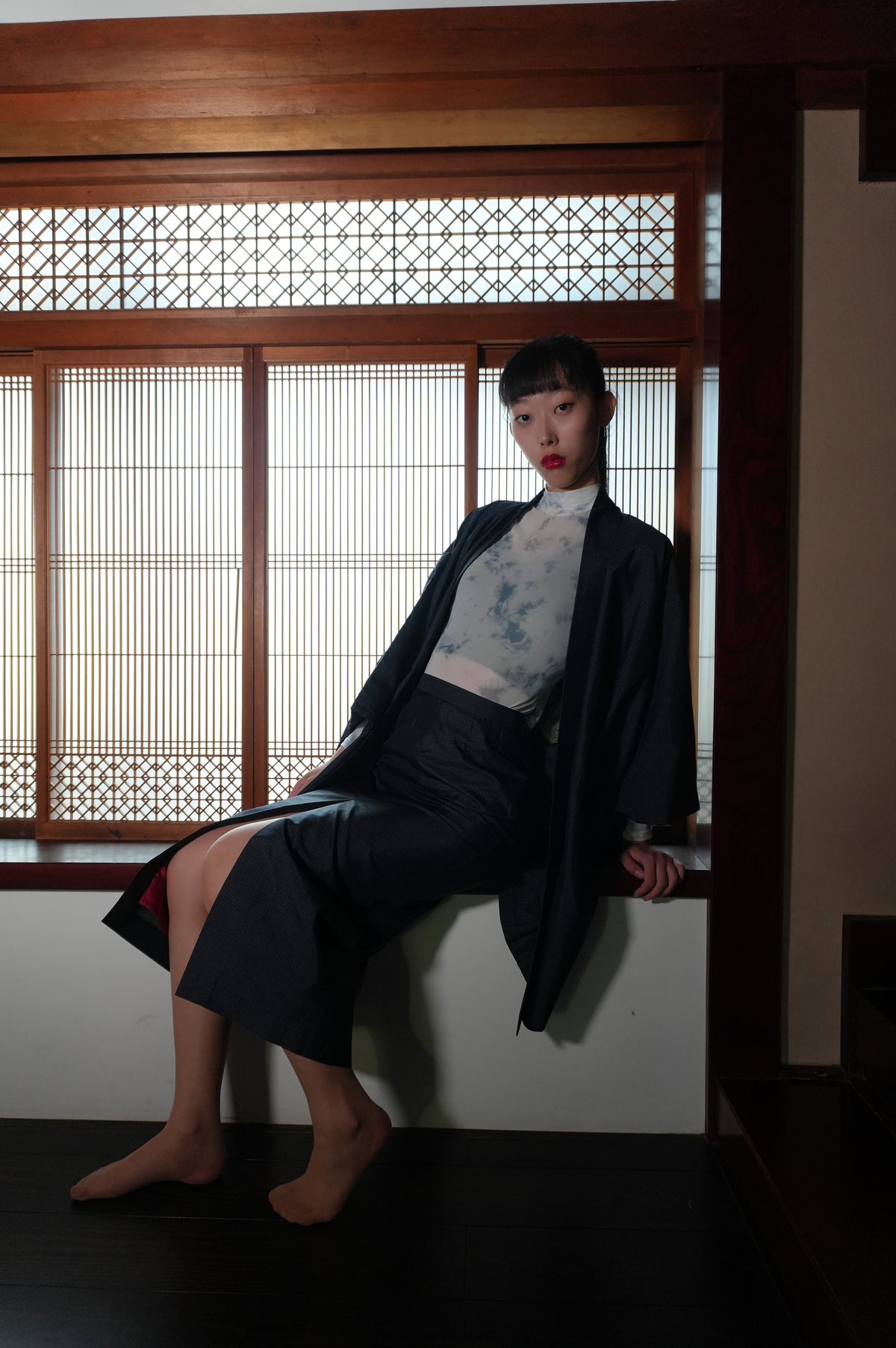 Made to Order — Style "AIC004" — Vintage Tsumugi Haori & Kimono Skirt Set