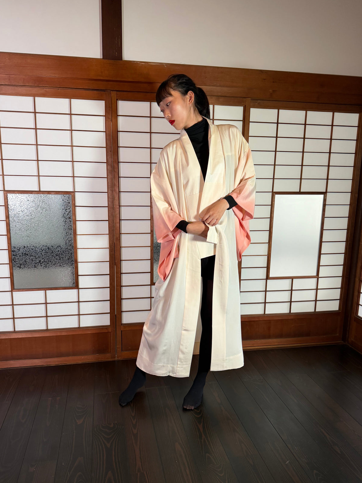 VINTAGE NAGAJYUBAN "hanabira, JUG001" *damage
