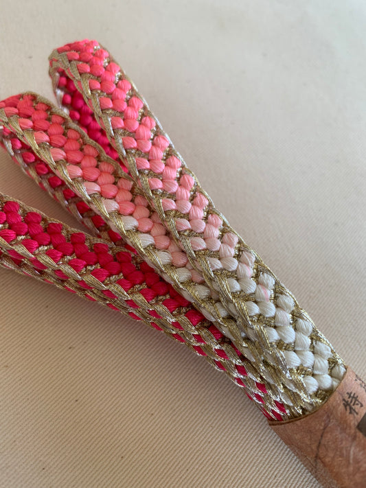 KIMONO OBI Belt Tie Vintage Silk Kimono Cord OBIJIME ”OBG001”