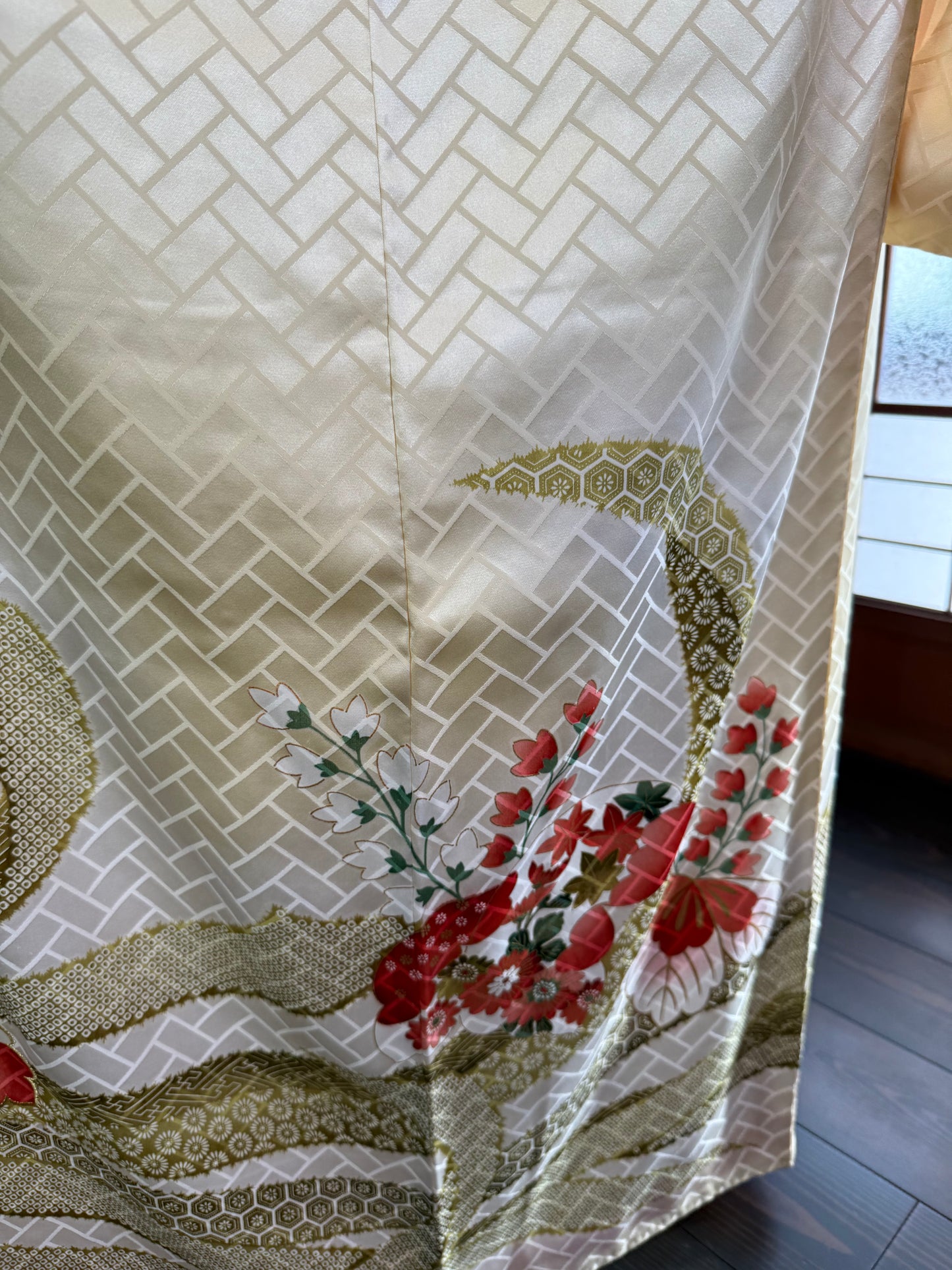 Redefining the Vintage Furisode Collection "kiiro, green"