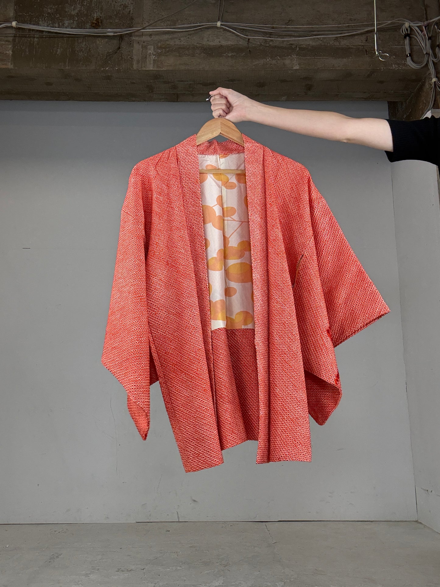 VINTAGE SHIBORI HAORI "ha"