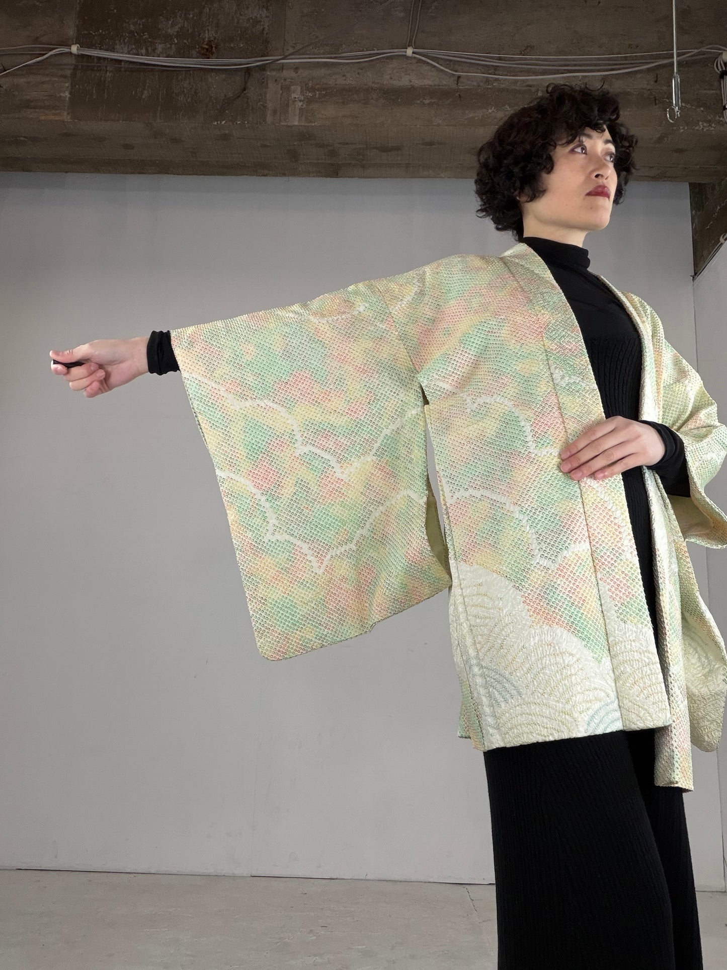 VINTAGE SHIBORI HAORI "SIB123"