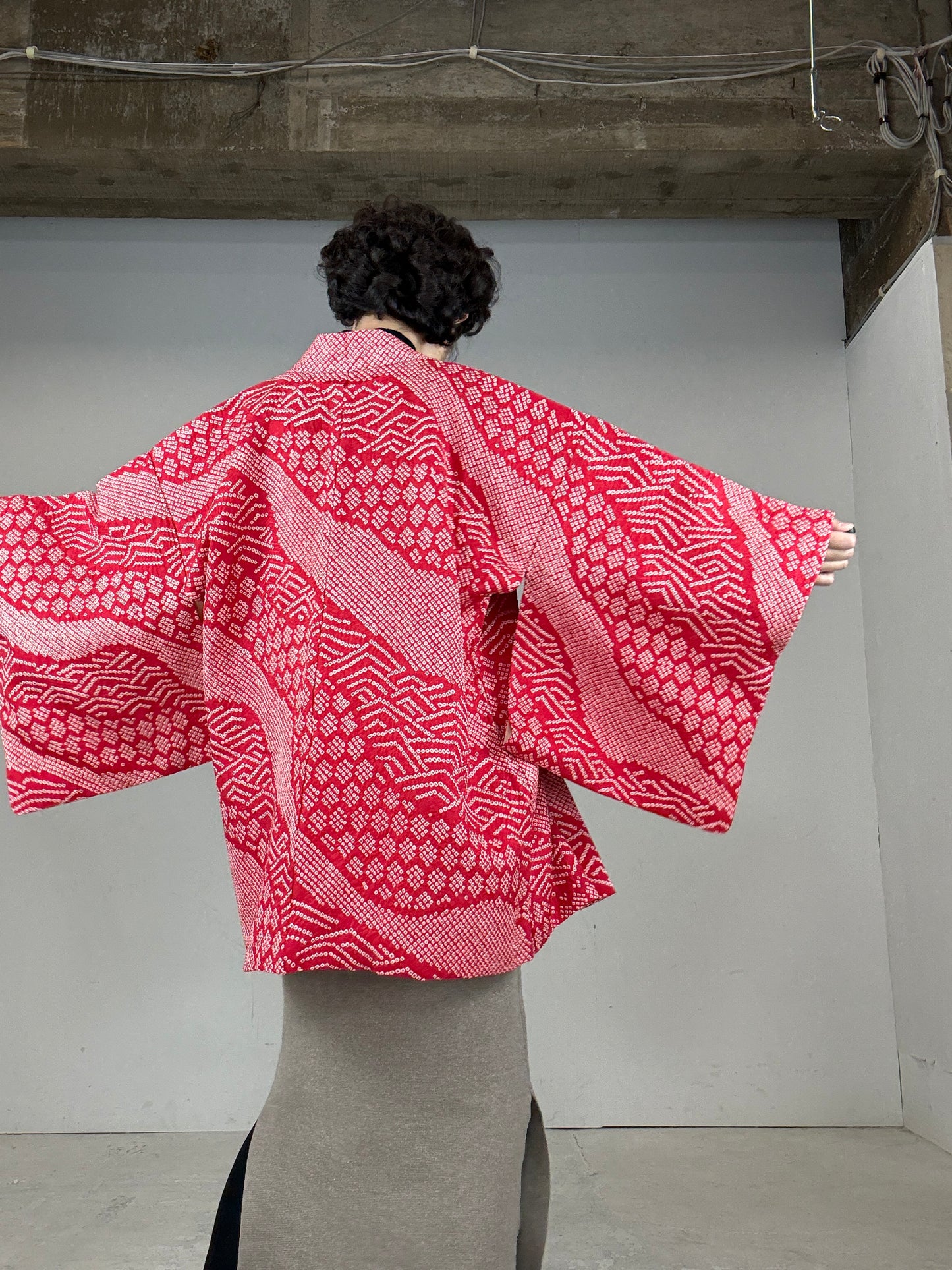 SHIBORI HAORI "ryusui kikkou"