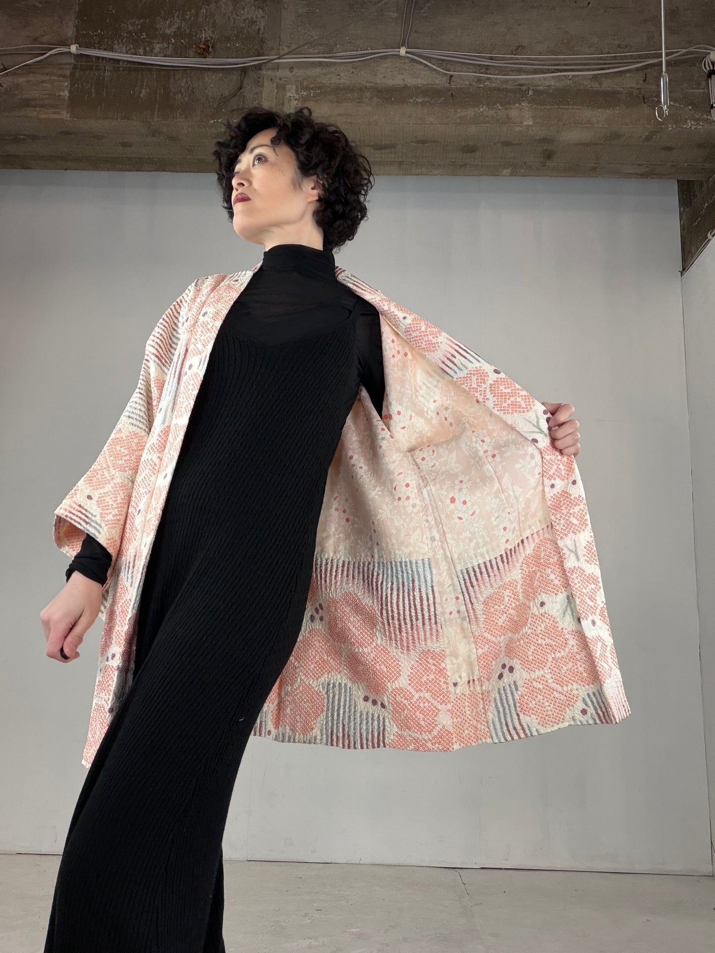 VINTAGE SHIBORI HAORI "SIB130"