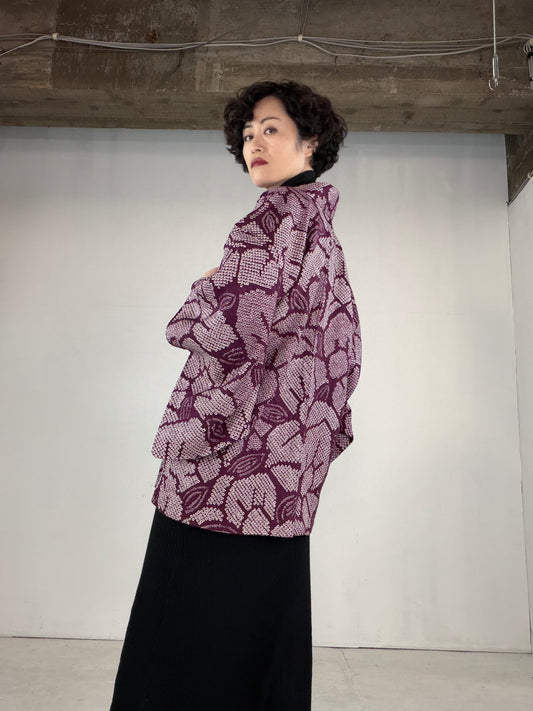 VINTAGE SHIBORI HAORI "SIB127"