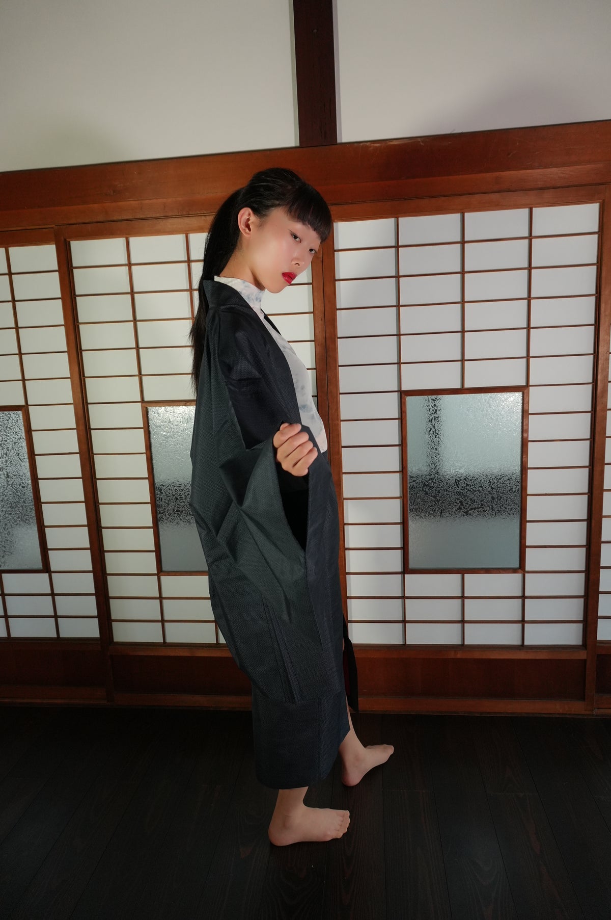 Made to Order — Style "AIC004" — Vintage Tsumugi Haori & Kimono Skirt Set