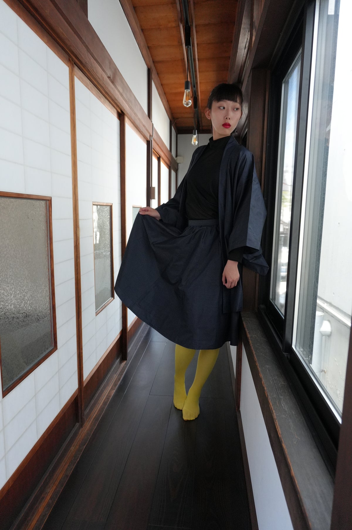Made to Order — Style "AIC001" — Vintage Tsumugi Haori & Kimono Skirt Set