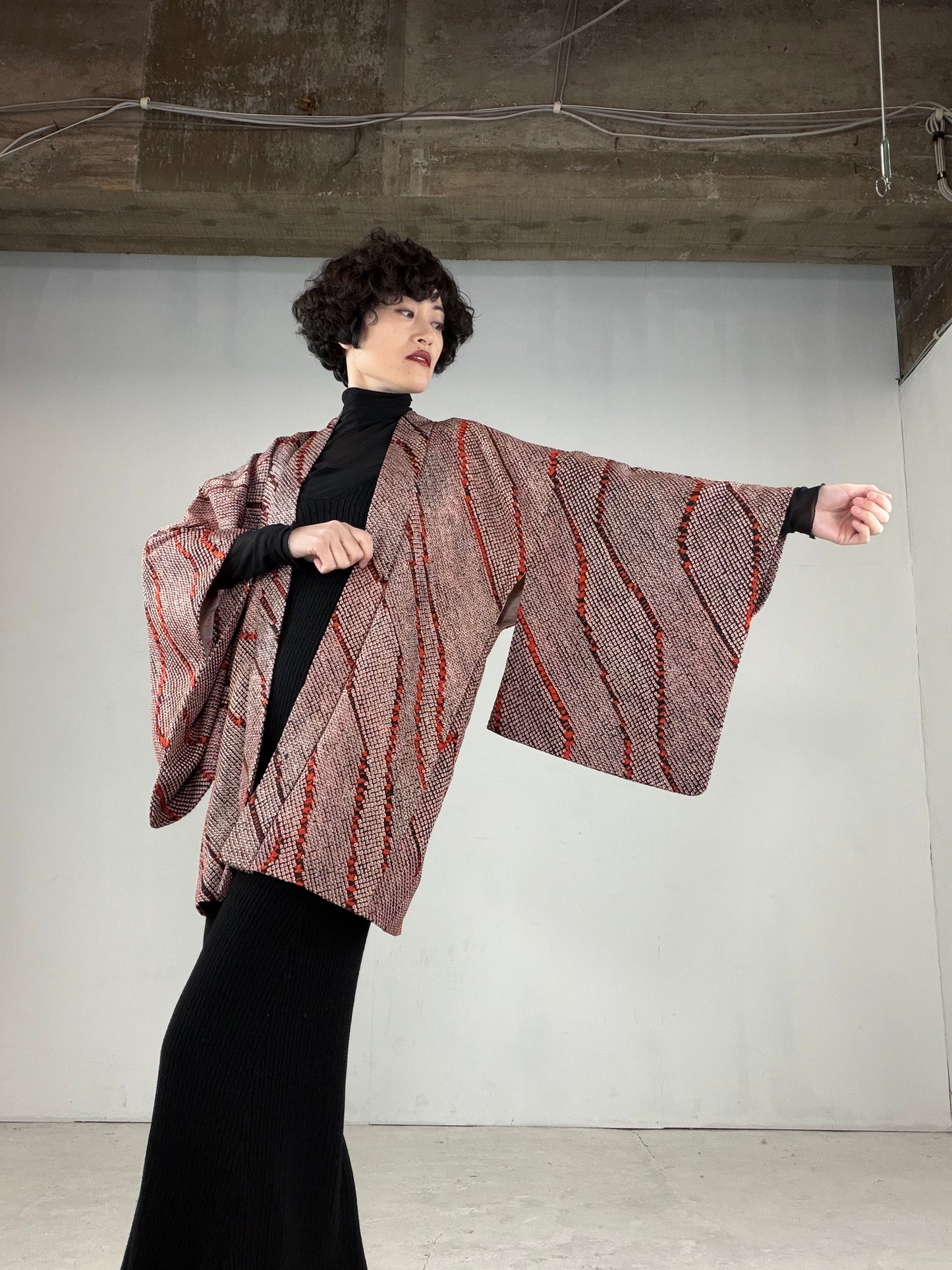 VINTAGE SHIBORI HAORI "SIB120"