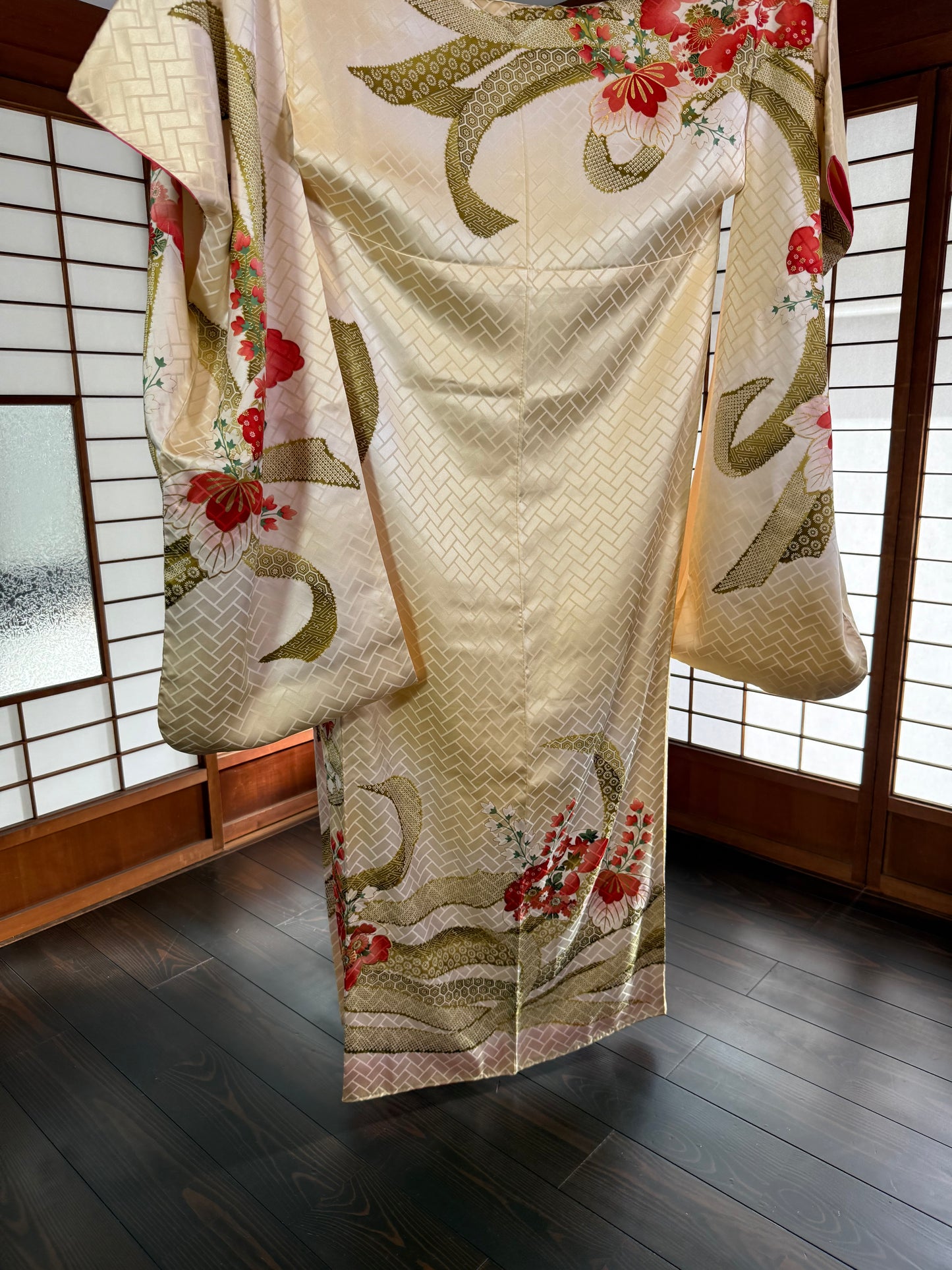 Redefining the Vintage Furisode Collection "kiiro, green"