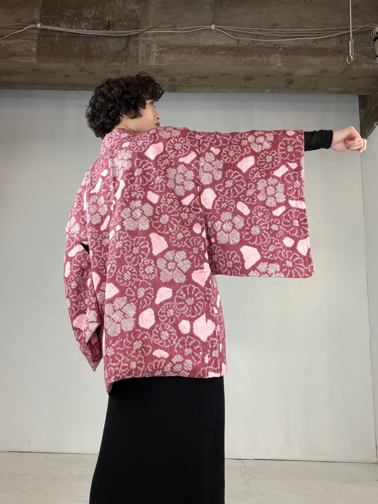 VINTAGE SHIBORI HAORI "SIB125"
