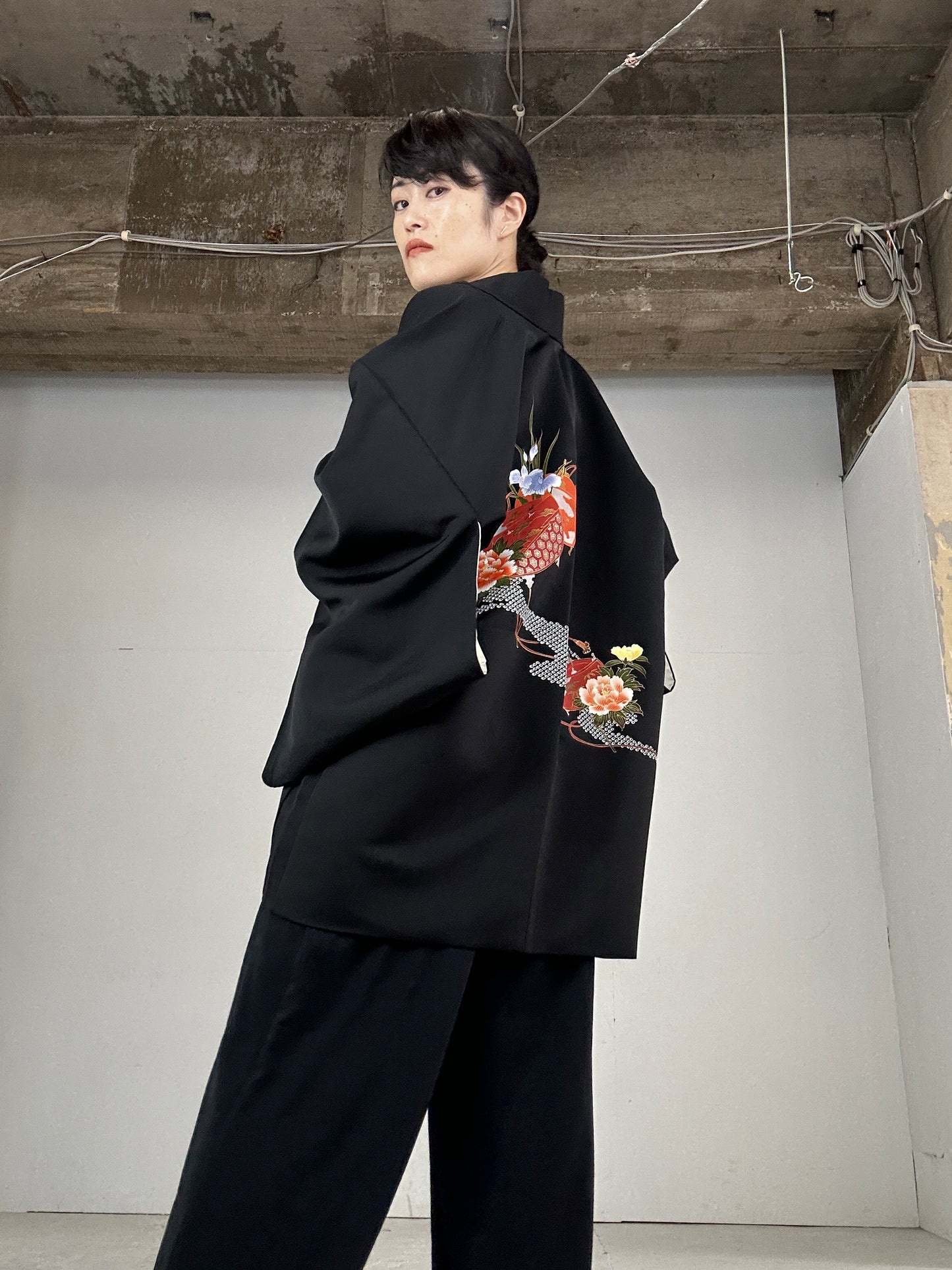 BLACK HAORI "koma"