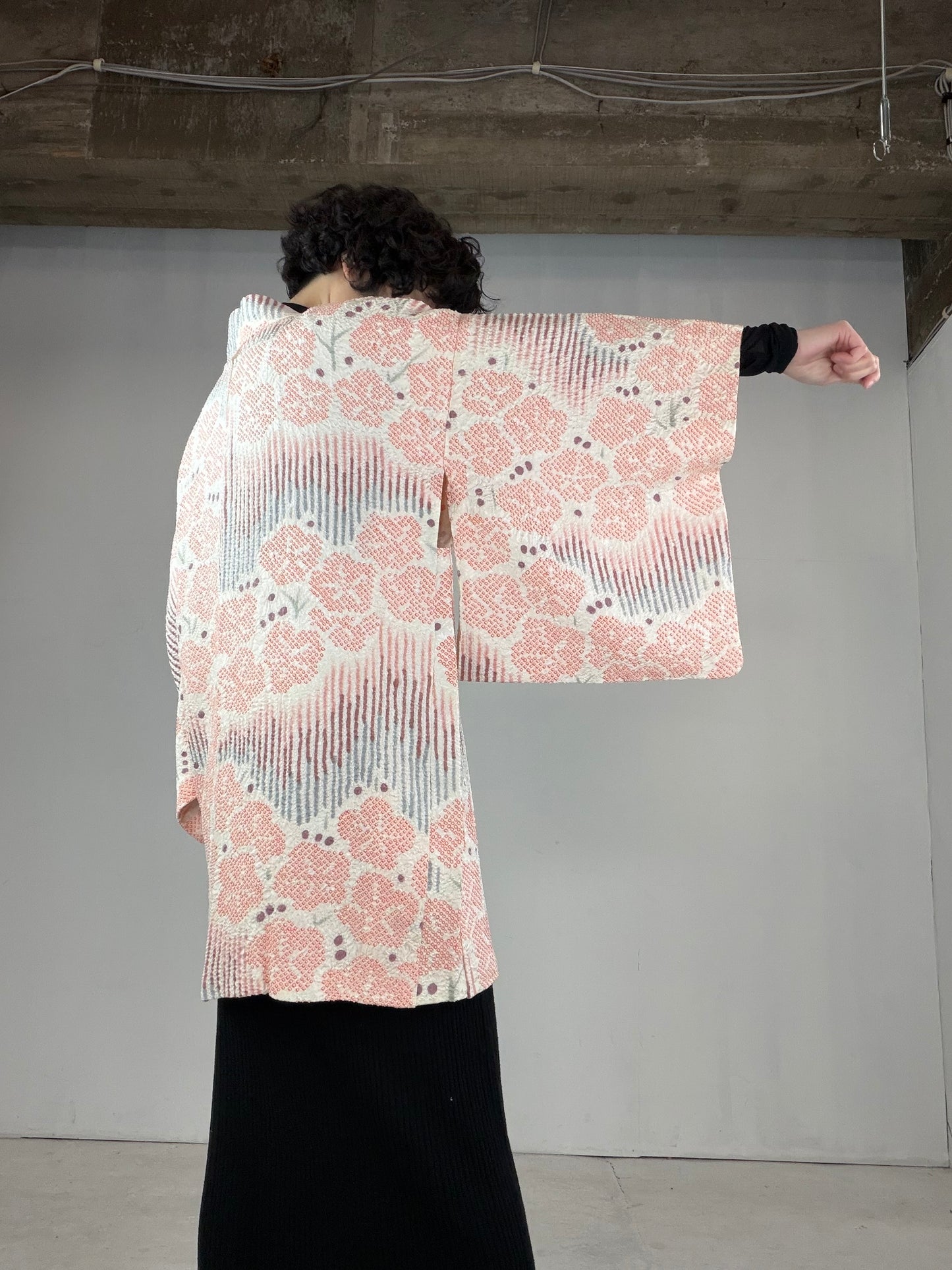 VINTAGE SHIBORI HAORI "SIB130"
