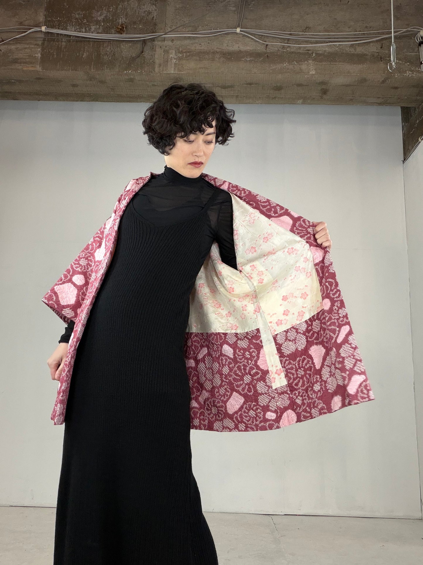 VINTAGE SHIBORI HAORI "SIB125"
