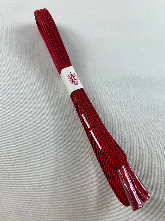KIMONO OBI Belt Tie Vintage Silk Kimono Cord OBIJIME”red”