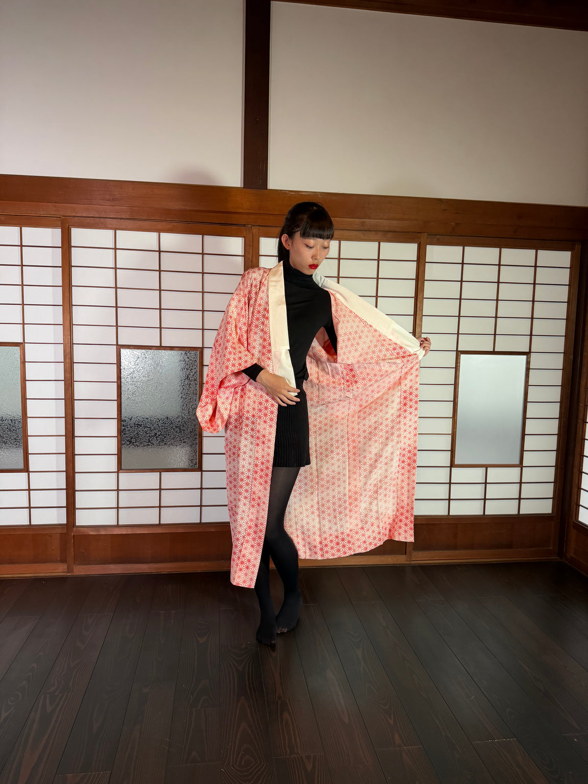 VINTAGE NAGAJYUBAN "asanoha, JUG002"