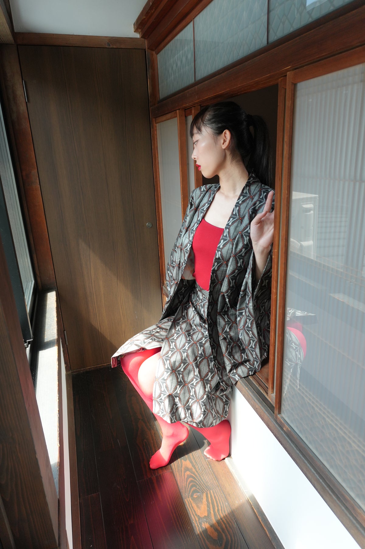 Made to Order — Style "AIC002" — Vintage Tsumugi Haori & Kimono Skirt Set