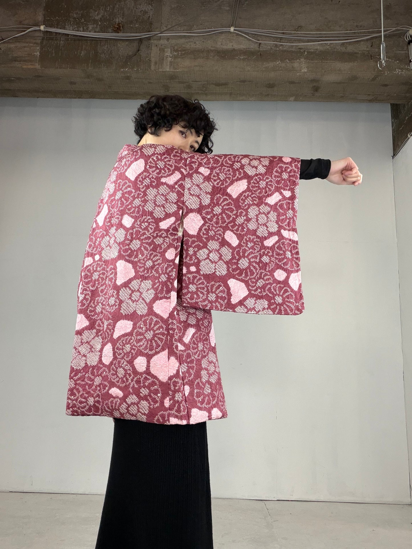VINTAGE SHIBORI HAORI "SIB125"