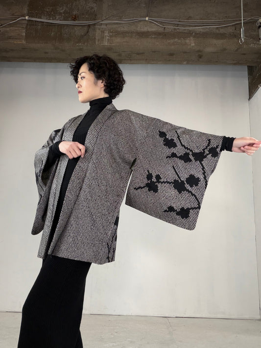 VINTAGE SHIBORI HAORI  "SIB129"