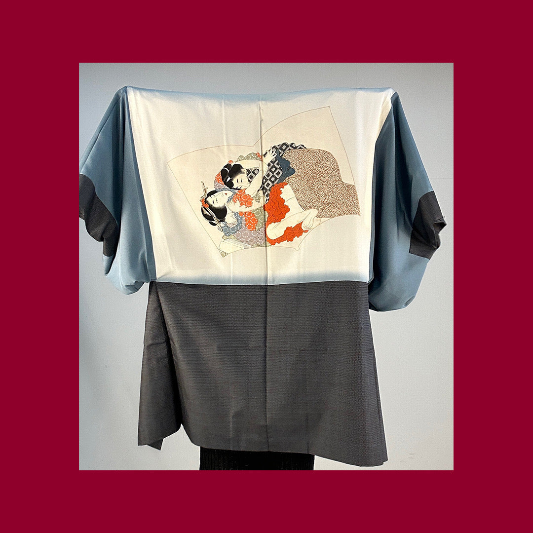 UKIYOE HAORI SHUNGA  - PLEASE CONTACT US