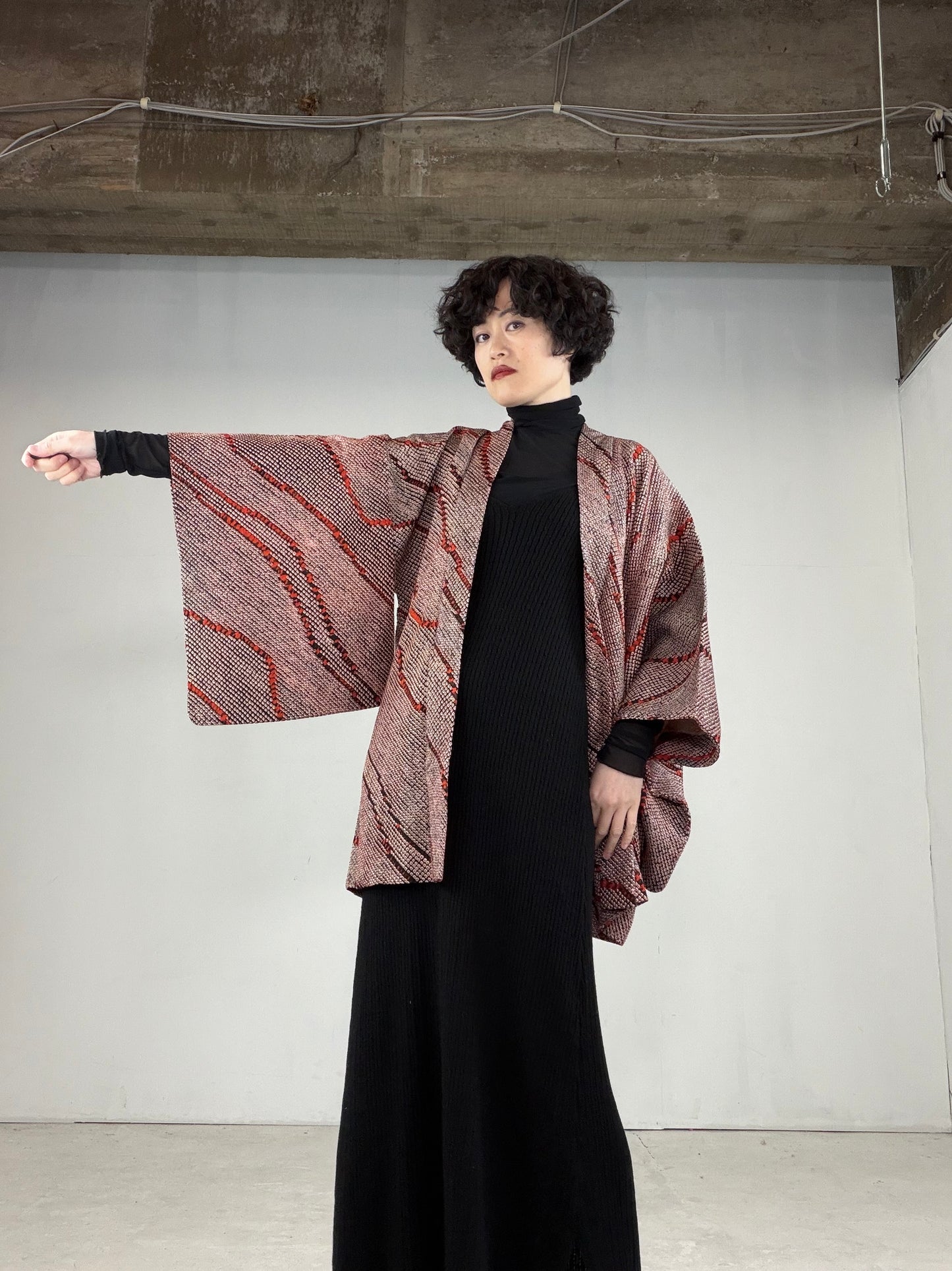 VINTAGE SHIBORI HAORI "SIB120"
