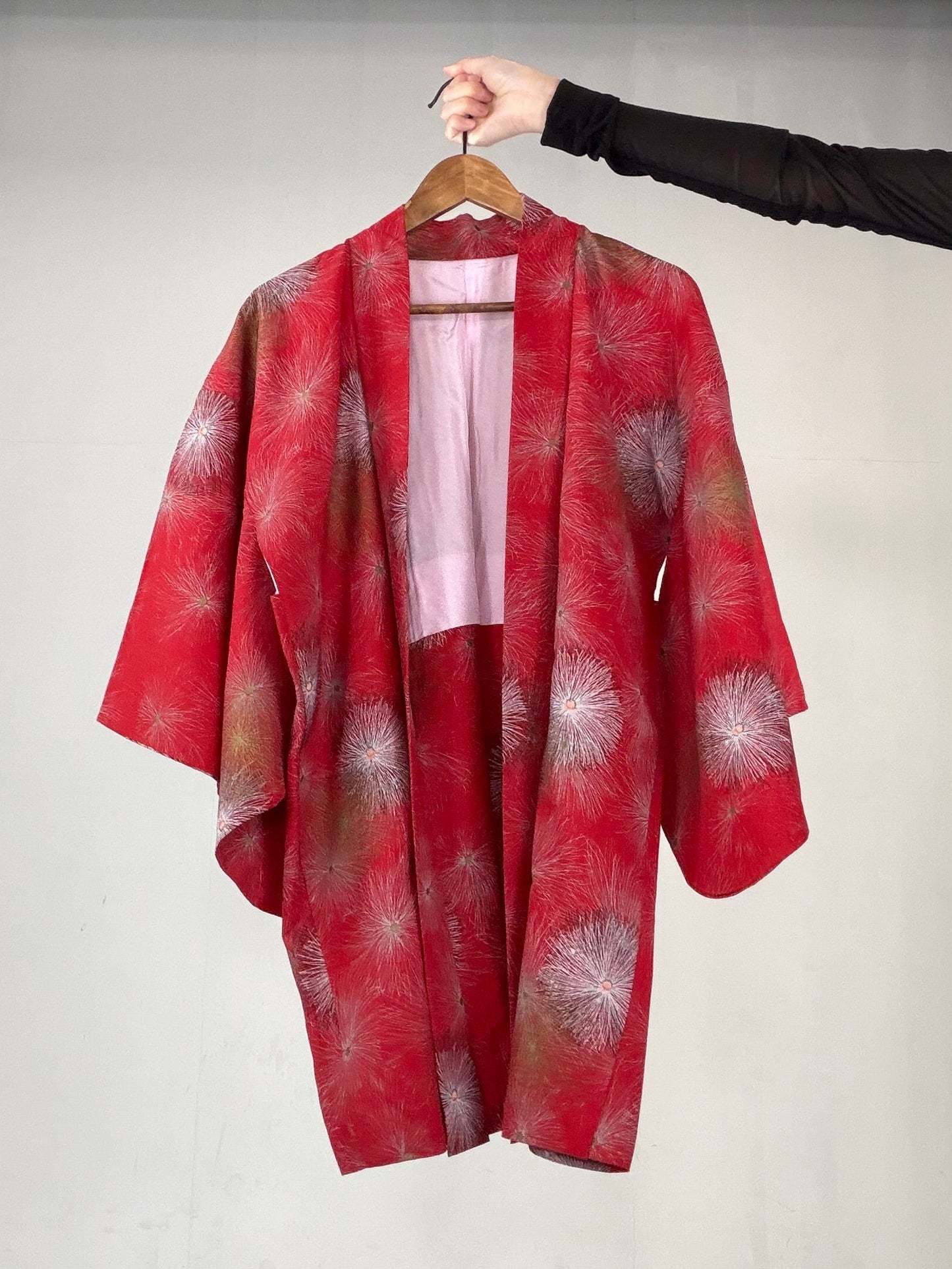 VINTAGE KAWAII HAORI "red, KAW110"