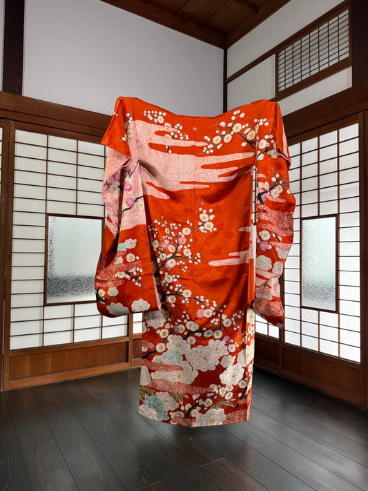 Redefining the Vintage Furisode Collection "ume, botan"