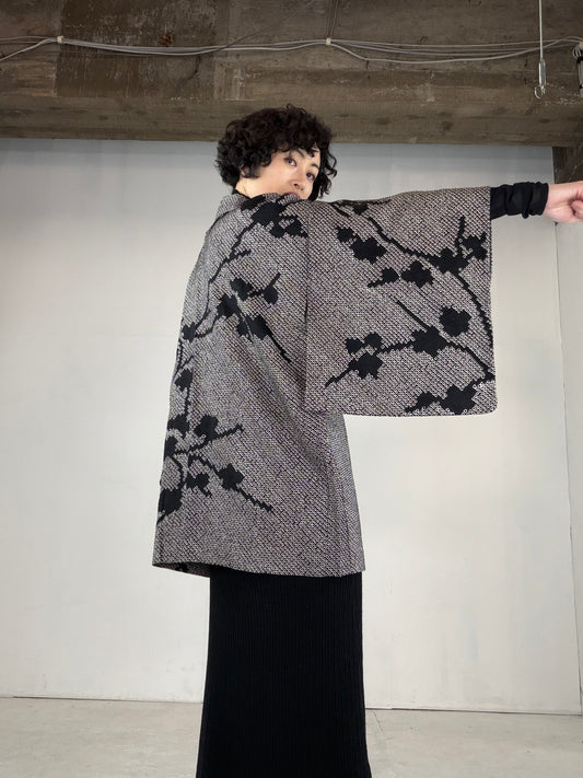 VINTAGE SHIBORI HAORI  "SIB129"