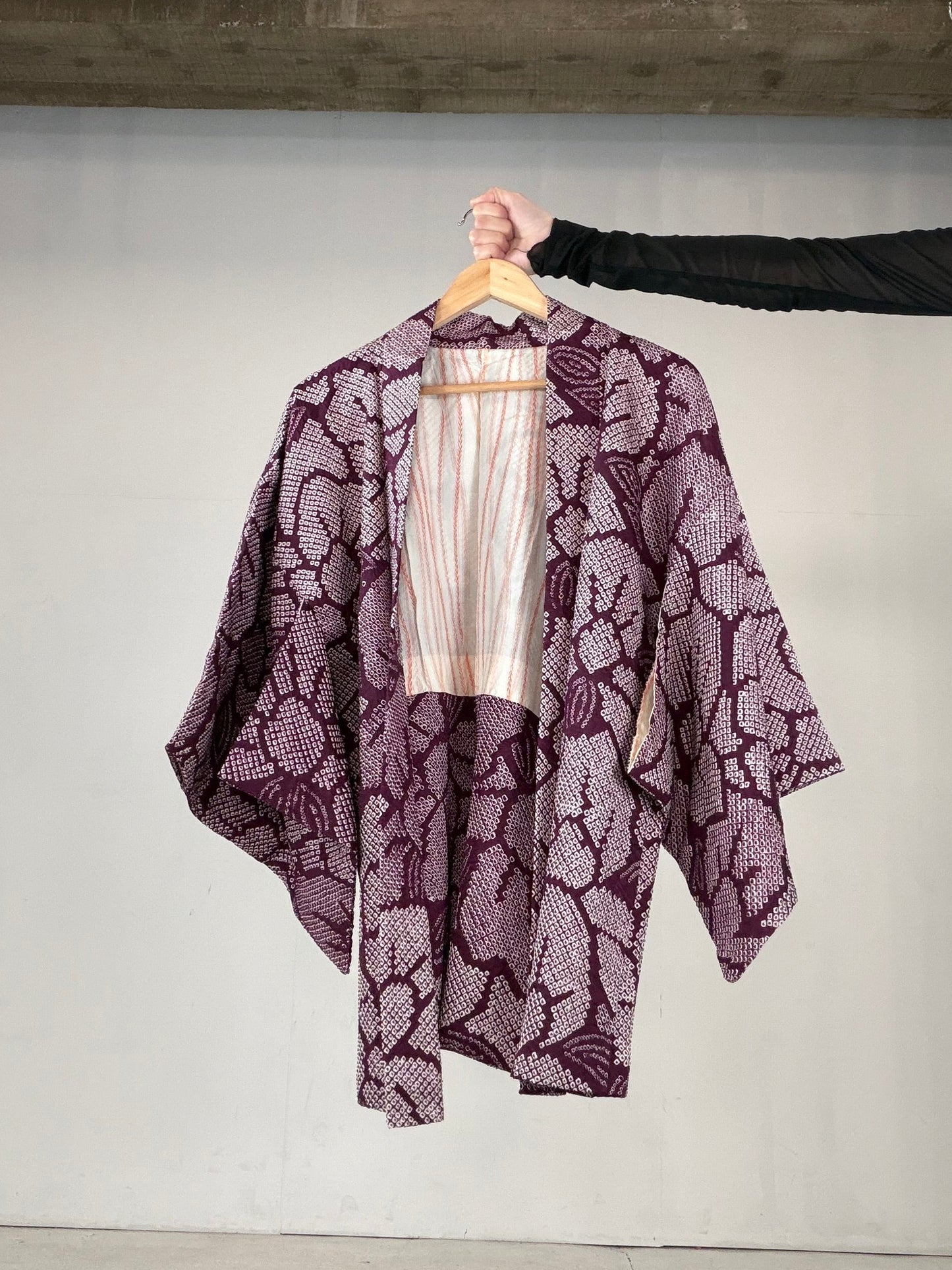 VINTAGE SHIBORI HAORI "SIB127"