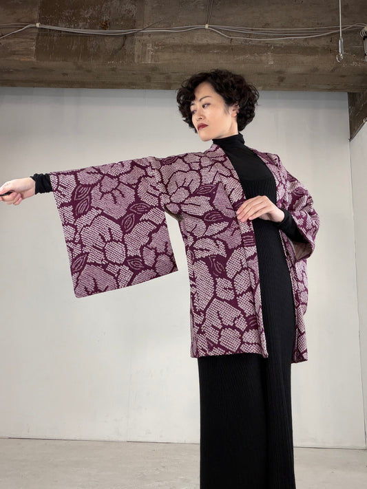 VINTAGE SHIBORI HAORI "SIB127"