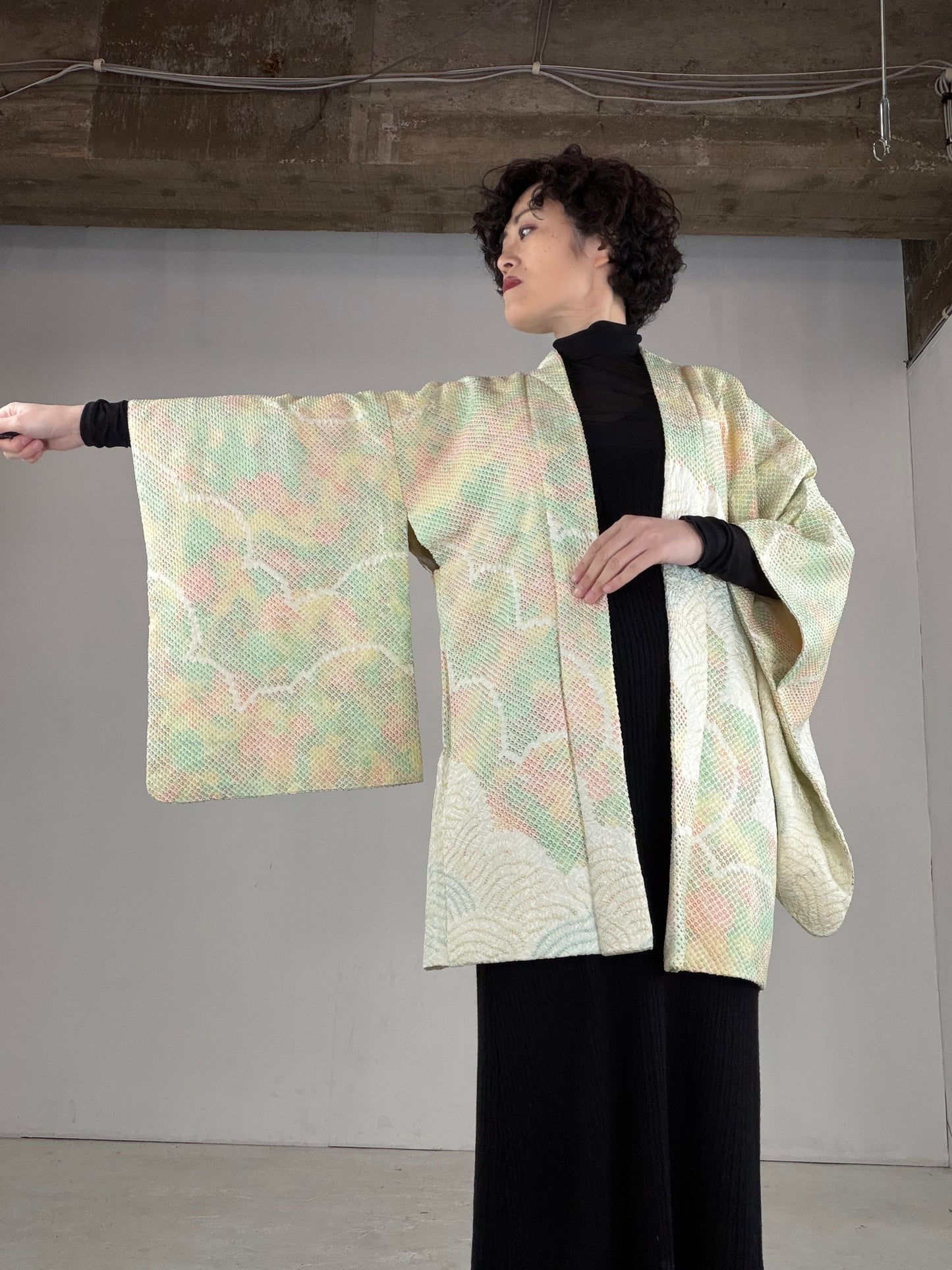 VINTAGE SHIBORI HAORI "SIB123"