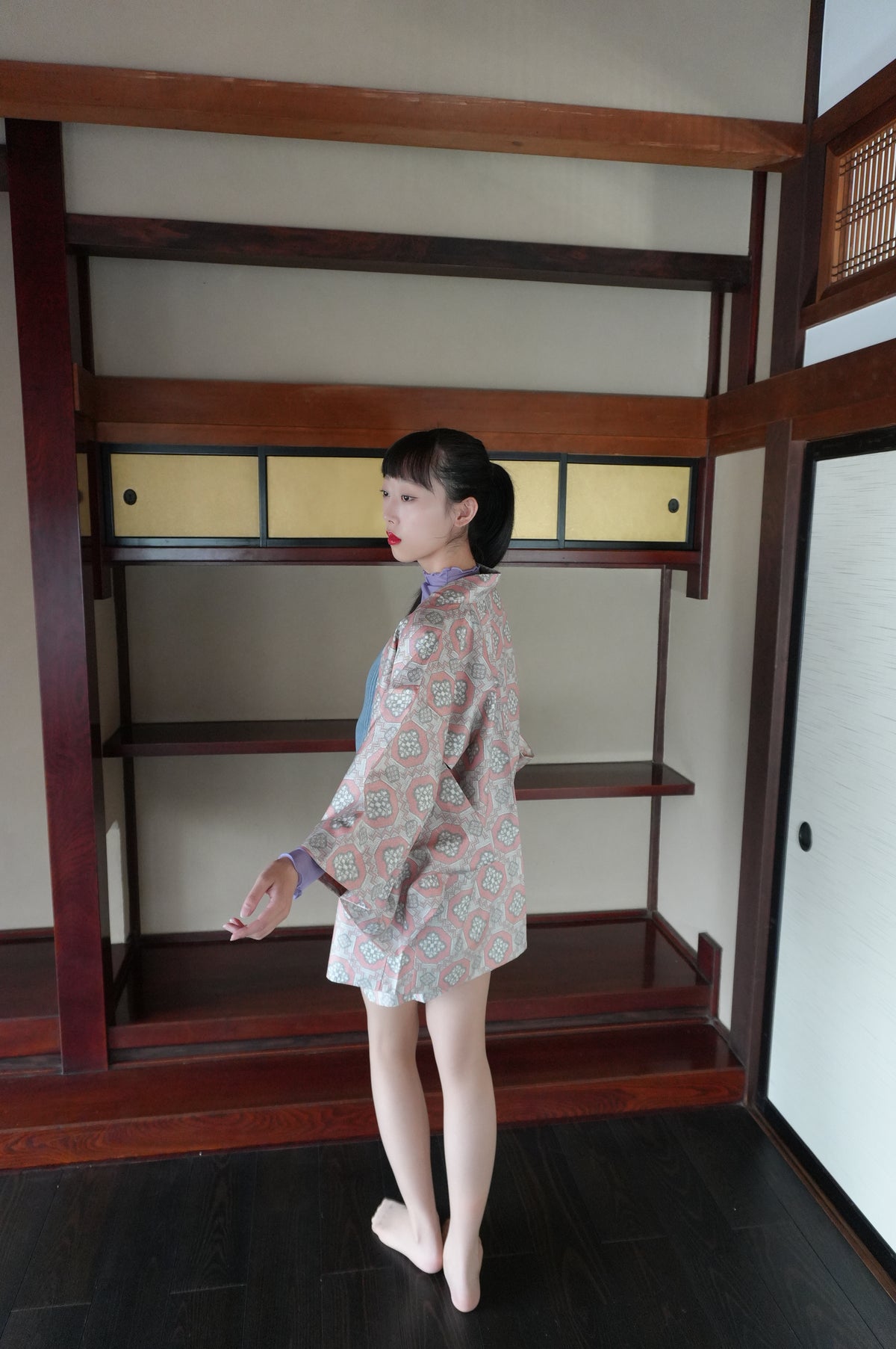 Made to Order — Style "AIC003" — Vintage Tsumugi Haori & Kimono Skirt Set