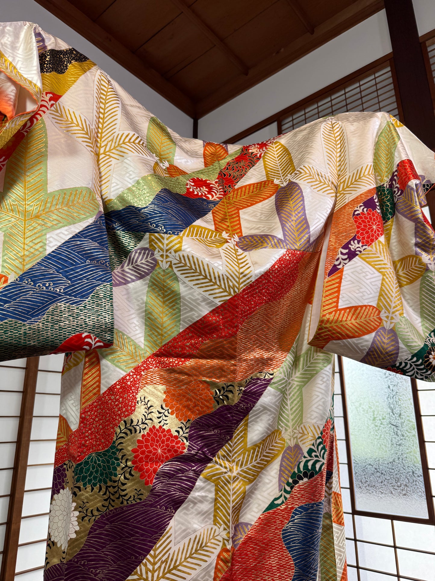 Redefining the Vintage Furisode(Tomesode) Collection "Gold" *damage