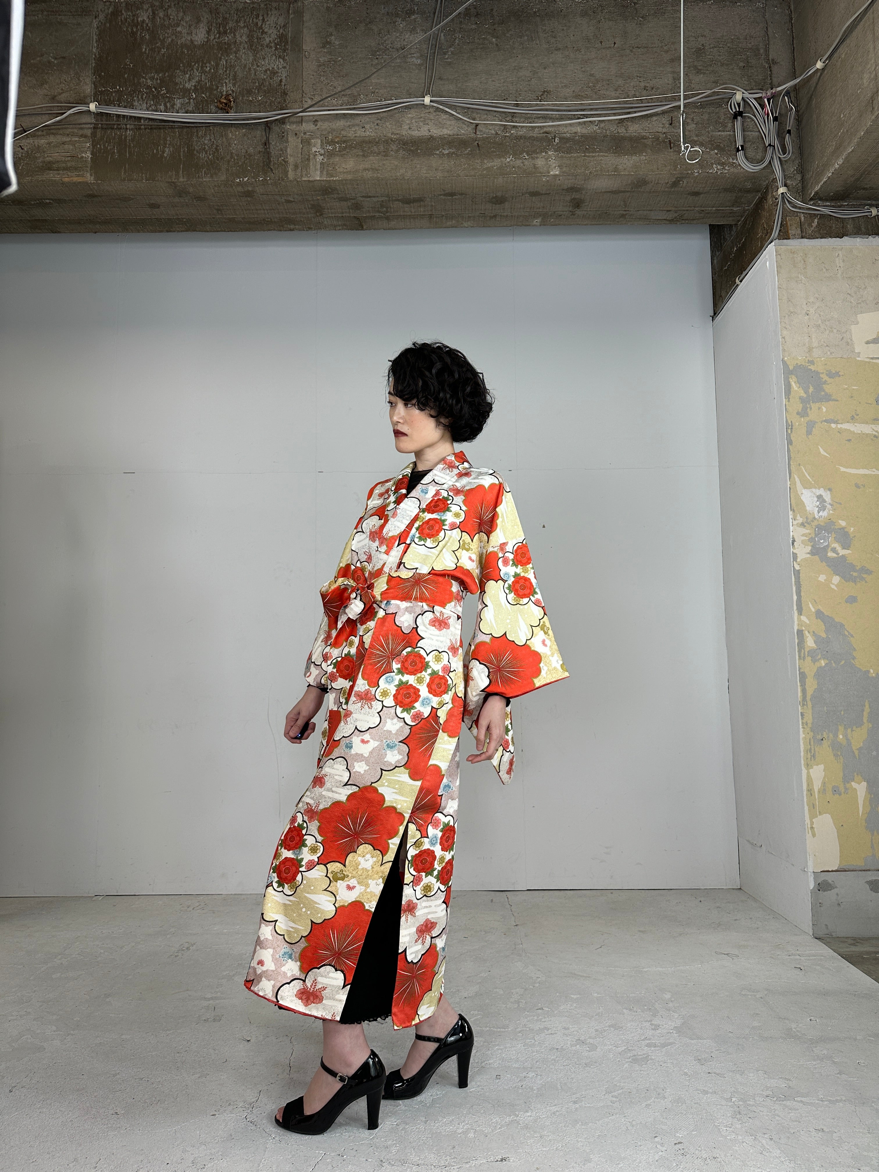 Kimono with dress best sale