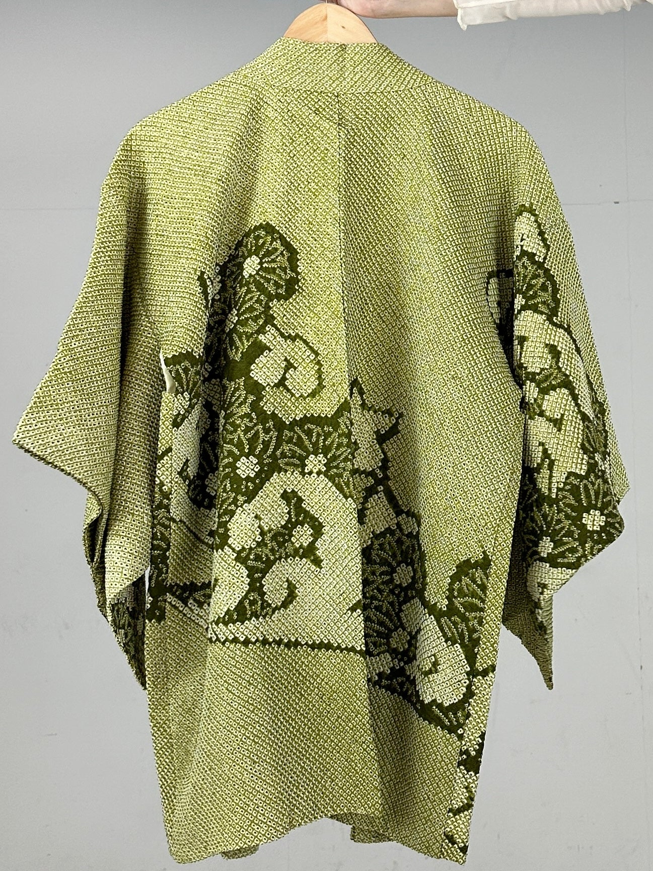 VINTAGE SHIBORI HAORI midori