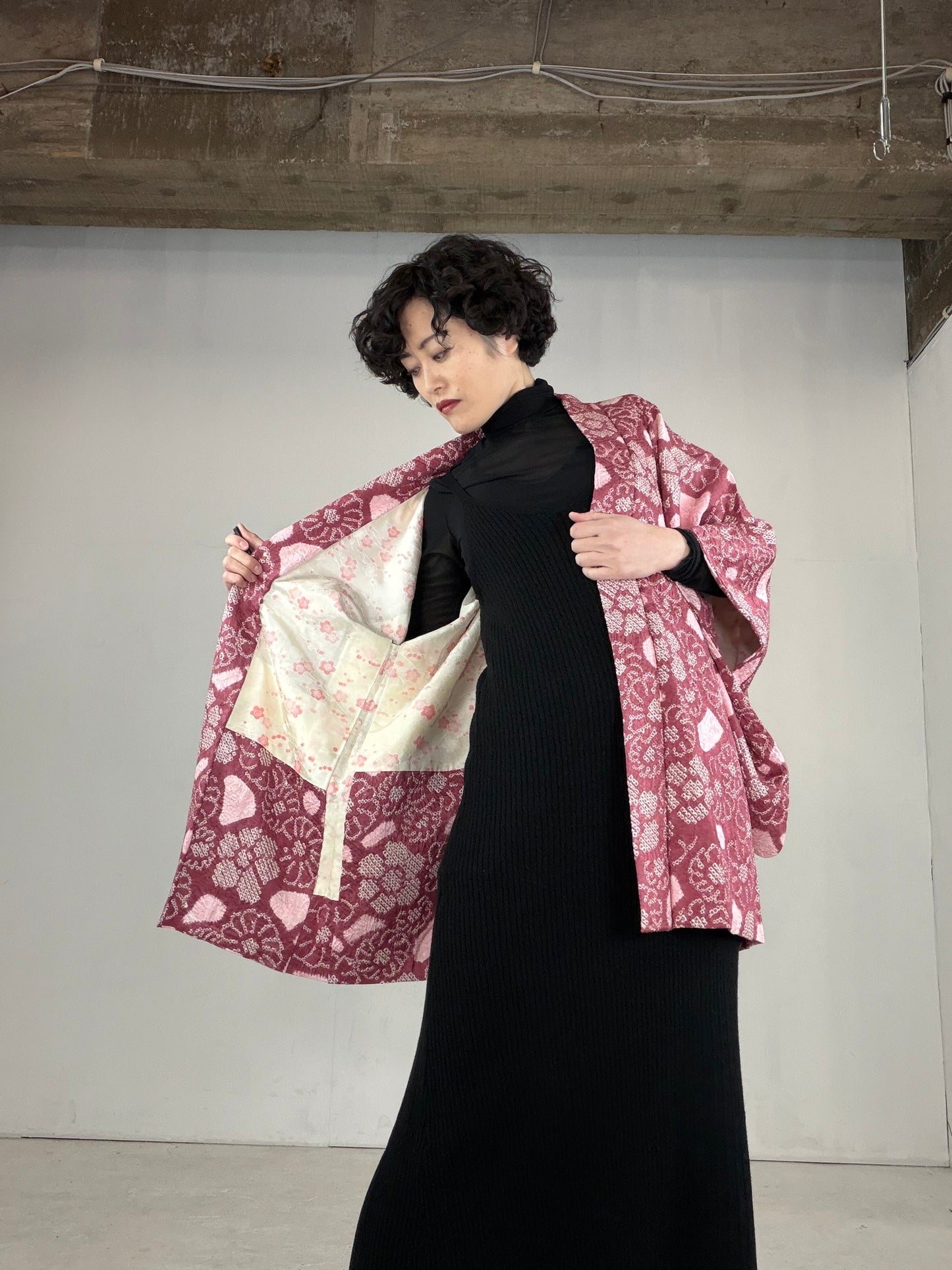 VINTAGE SHIBORI HAORI "SIB125"