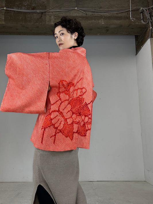 VINTAGE SHIBORI HAORI "ha"