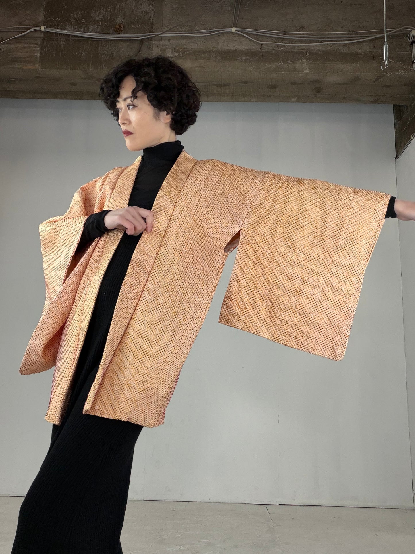 VINTAGE SHIBORI HAORI "SIB126"